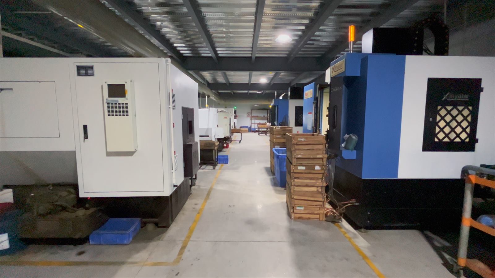 CNC machining equipment inside the AUSTLER faucet factory