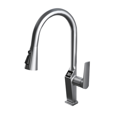 AUSTLER digital pull-out kitchen faucet